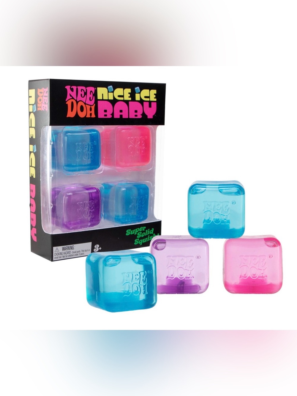 NeeDoh Nice Ice Baby Squishy Fidget Toy Set of 4